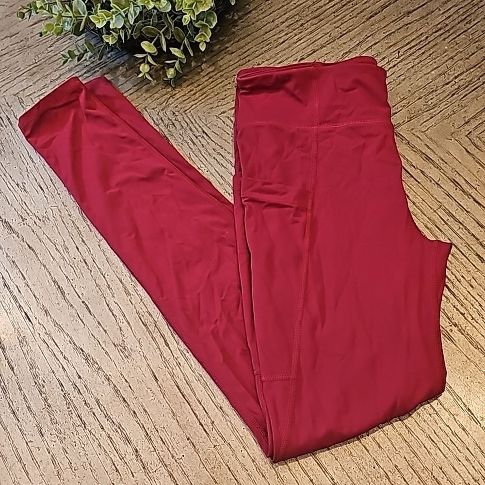 IDYLLWIND burgendy red leggings size M Miranda Lambert